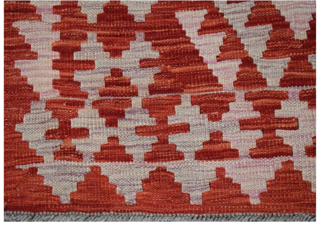 Handmade Afghan Maimana Kilim | 197 x 150 cm | 6'6" x 4'11" - Najaf Rugs & Textile