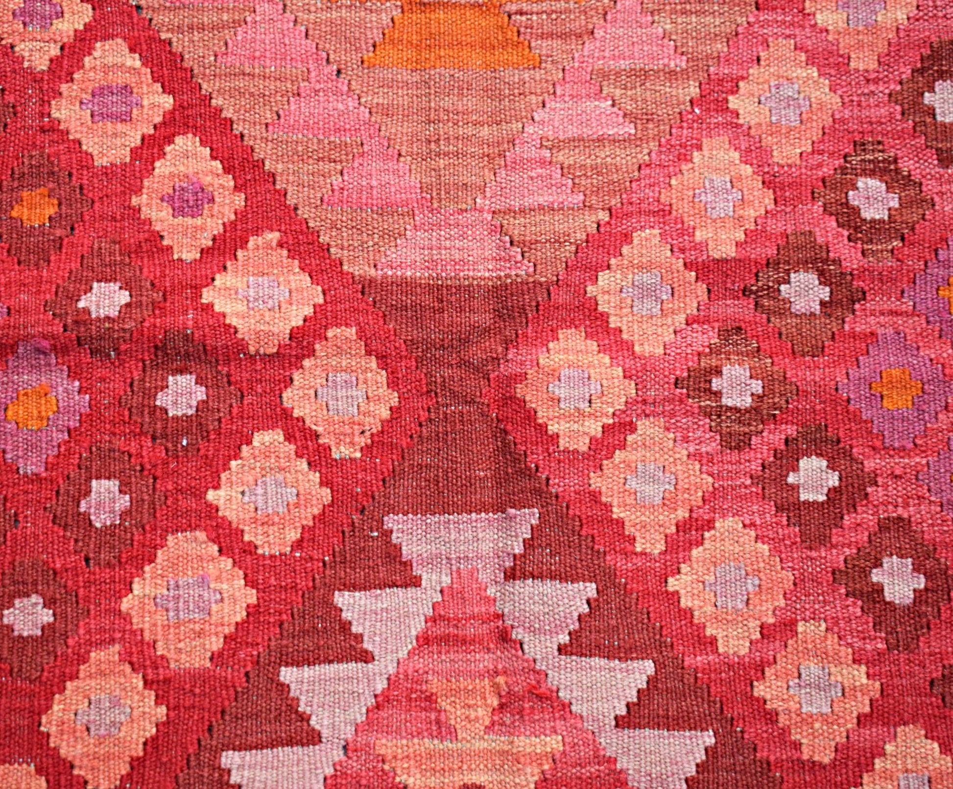 Handmade Afghan Maimana Kilim | 198 x 151 cm | 6'6" x 5' - Najaf Rugs & Textile