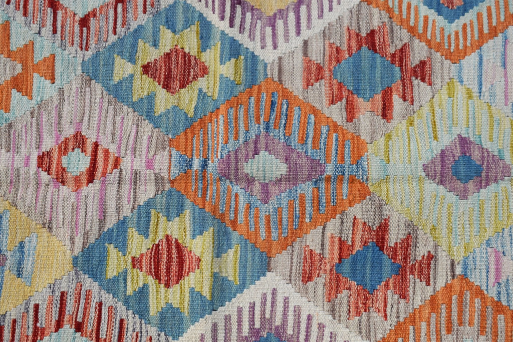 Handmade Afghan Maimana Kilim | 199 x 152 cm | 6'7" x 5' - Najaf Rugs & Textile