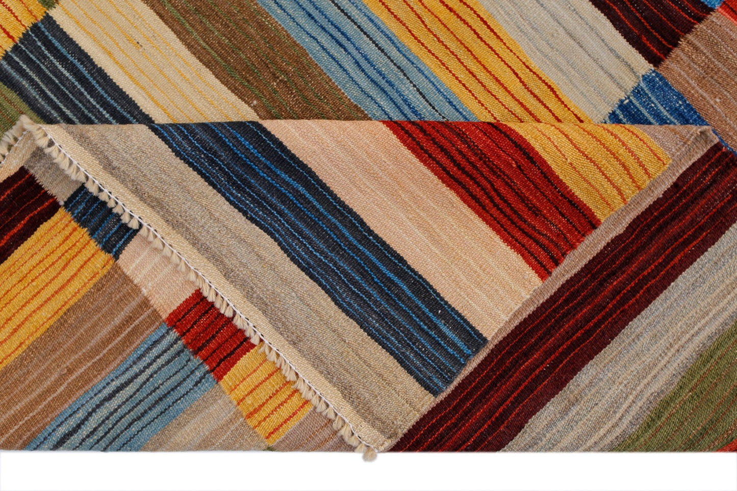 Handmade Afghan Maimana Kilim | 200 x 145 cm | 6'7" x 4'9" - Najaf Rugs & Textile