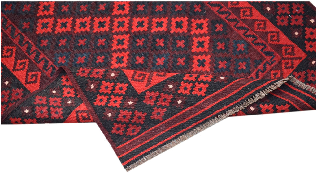 Handmade Afghan Maimana Kilim | 201 x 99 cm | 6'7" x 3'3" - Najaf Rugs & Textile