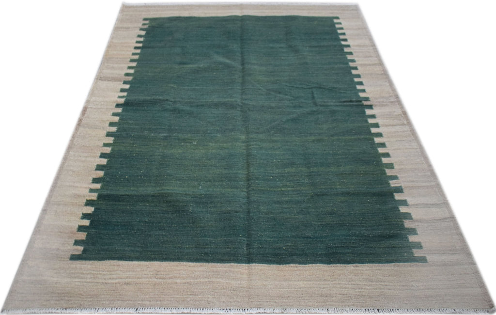 Handmade Afghan Maimana Kilim | 205 x 149 cm | 6'9" x 4'11" - Najaf Rugs & Textile