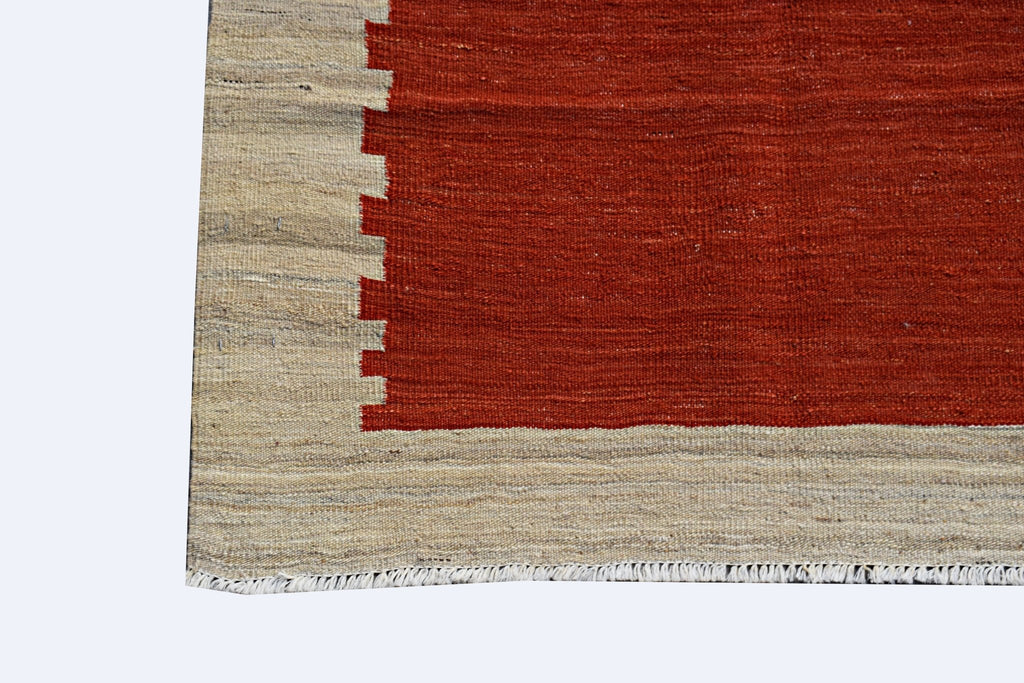 Handmade Afghan Maimana Kilim | 205 x 159 cm | 6'9" x 5'3" - Najaf Rugs & Textile