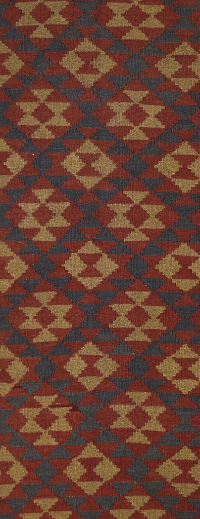 Handmade Afghan Maimana Kilim | 206 x 102 cm | 6'7" x 3'3" - Najaf Rugs & Textile