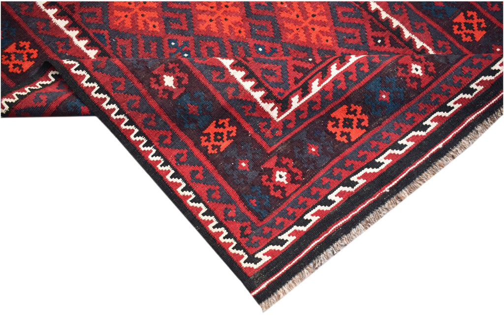 Handmade Afghan Maimana Kilim | 211 x 107 cm | 6'11" x 3'6" - Najaf Rugs & Textile