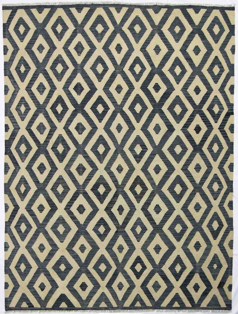 Handmade Afghan Maimana Kilim | 234 x 174 cm | 7'6" x 5'7" - Najaf Rugs & Textile