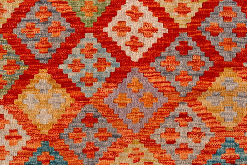 Handmade Afghan Maimana Kilim | 237 x 173 cm | 7'9" x 5'8" - Najaf Rugs & Textile