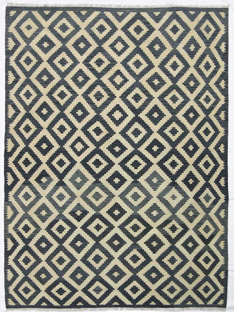 Handmade Afghan Maimana Kilim | 237 x 176 cm | 7'7" x 5'7" - Najaf Rugs & Textile