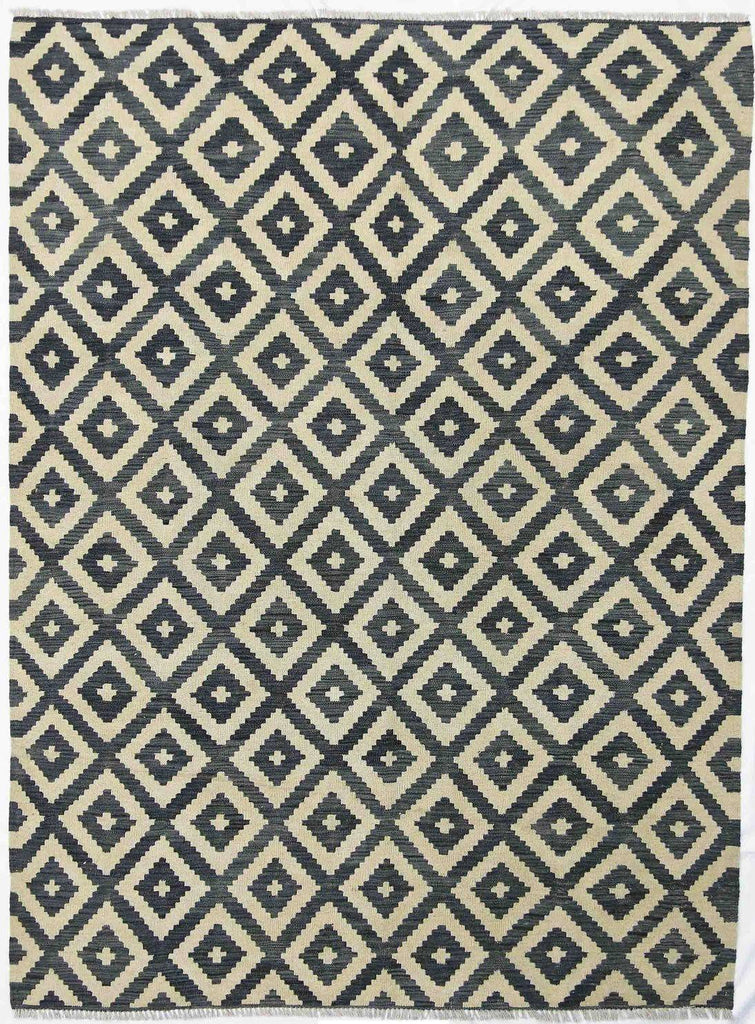 Handmade Afghan Maimana Kilim | 237 x 177 cm | 7'7" x 5'8" - Najaf Rugs & Textile