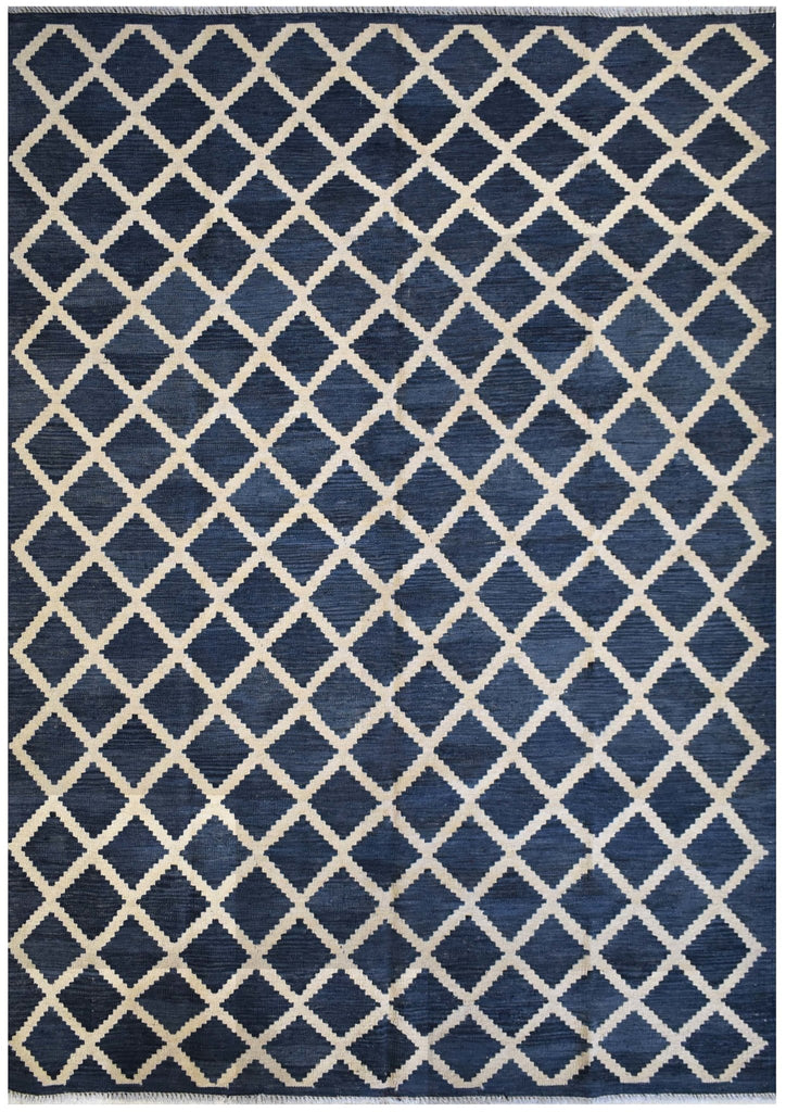 Handmade Afghan Maimana Kilim | 238 x 182 cm | 7'8" x 5'9" - Najaf Rugs & Textile