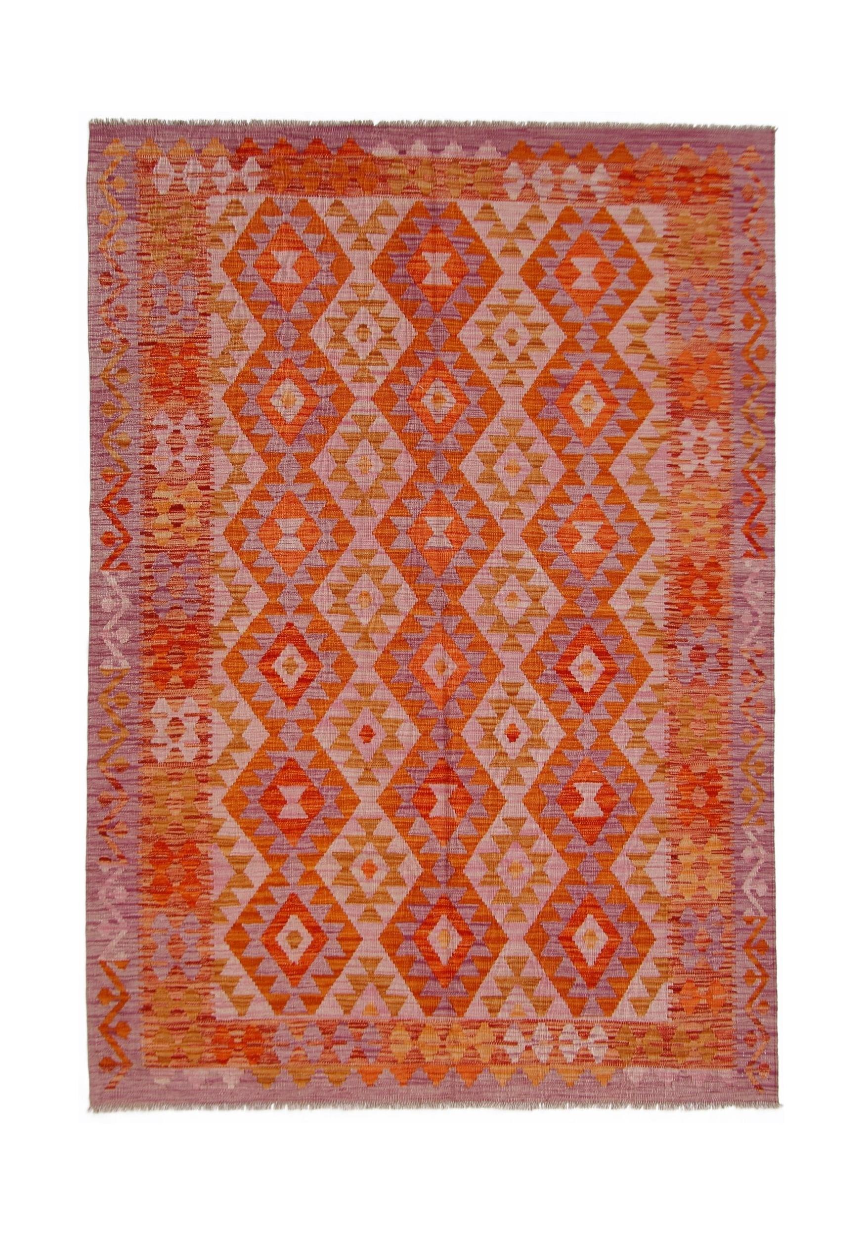 Handmade Afghan Maimana Kilim | 240 x 173 cm | 7'11" x 5'8" - Najaf Rugs & Textile
