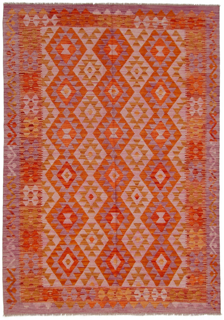 Handmade Afghan Maimana Kilim | 240 x 173 cm | 7'11" x 5'8" - Najaf Rugs & Textile