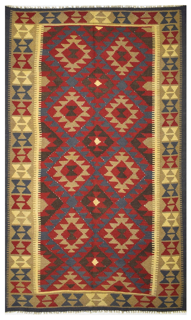 Handmade Afghan Maimana Kilim | 243 x 154 cm | 8'4" x 5' - Najaf Rugs & Textile