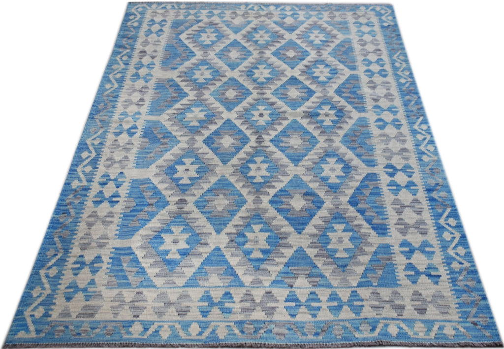 Handmade Afghan Maimana Kilim | 244 x 172 cm | 8' x 5'9" - Najaf Rugs & Textile