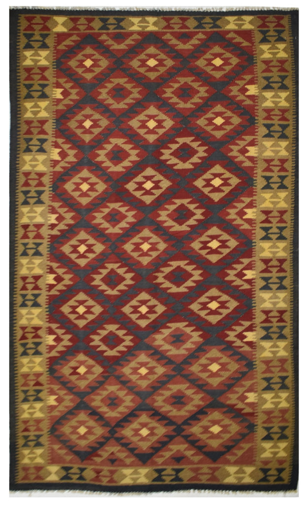 Handmade Afghan Maimana Kilim | 245 x 150 cm | 8' x 4'9" - Najaf Rugs & Textile
