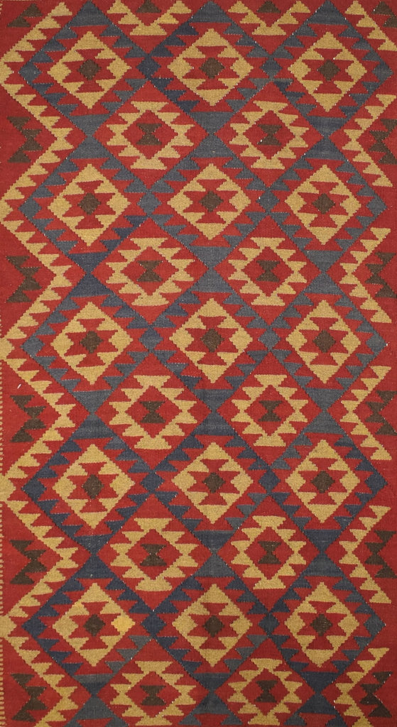 Handmade Afghan Maimana Kilim | 248 x 162 cm | 8'1" x 5'3" - Najaf Rugs & Textile