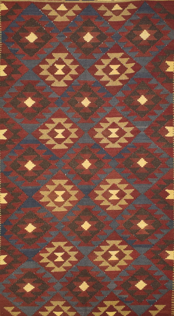 Handmade Afghan Maimana Kilim | 248 x 164 cm | 8'1" x 5'3" - Najaf Rugs & Textile