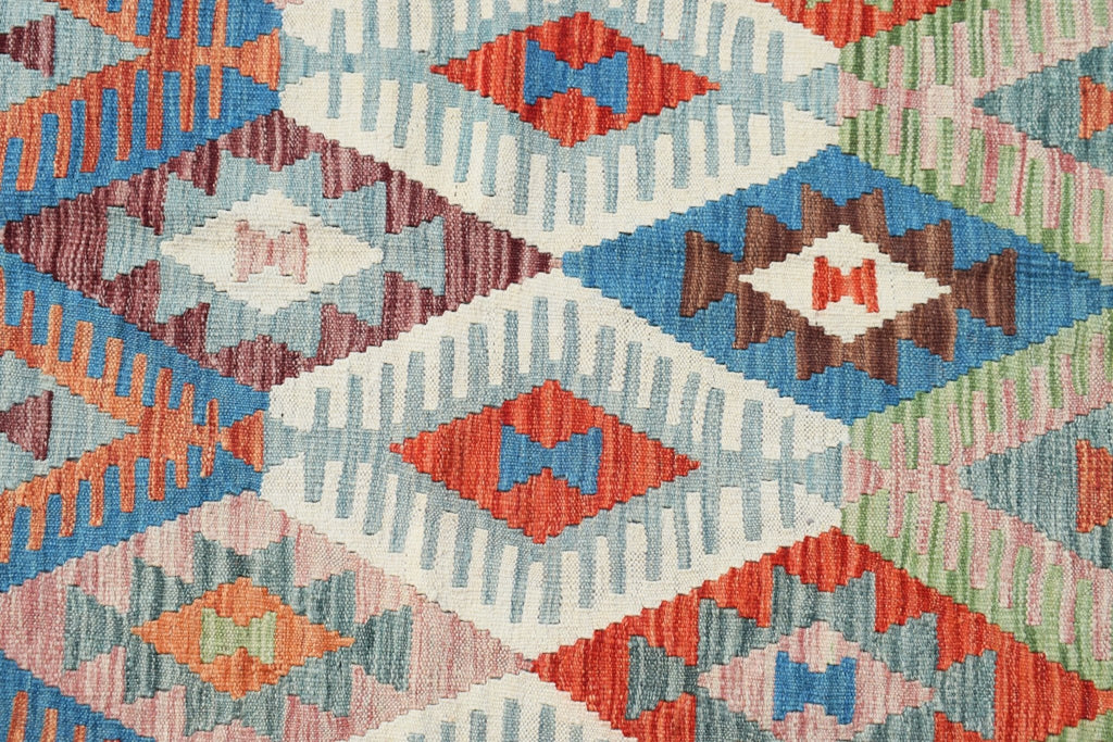 Handmade Afghan Maimana Kilim | 248 x 175 cm | 8'2" x 5'7" - Najaf Rugs & Textile