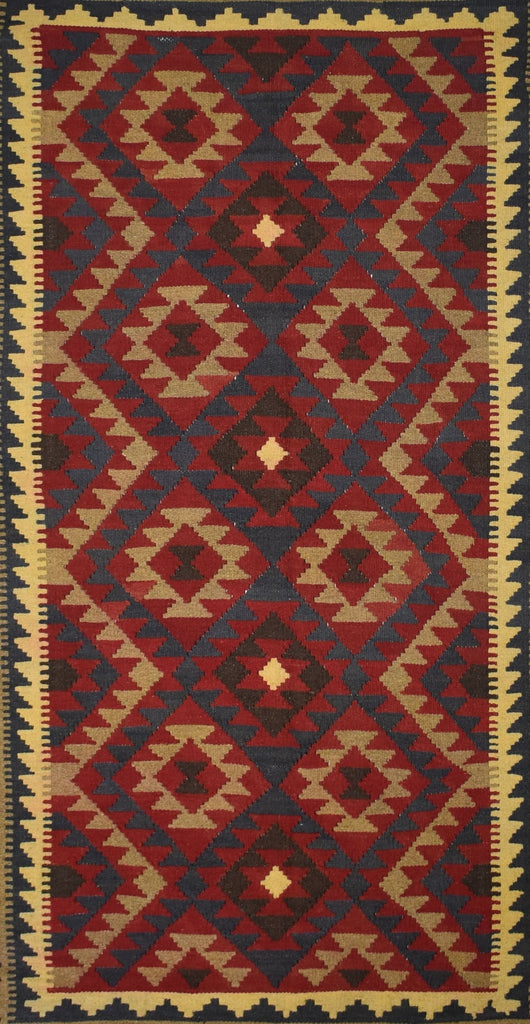 Handmade Afghan Maimana Kilim | 250 x 160 cm | 8'2" x 5'2" - Najaf Rugs & Textile