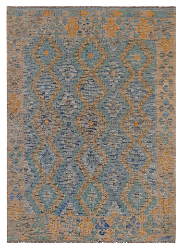 Handmade Afghan Maimana Kilim | 254 x 180 cm | 8'4" x 5'11" - Najaf Rugs & Textile