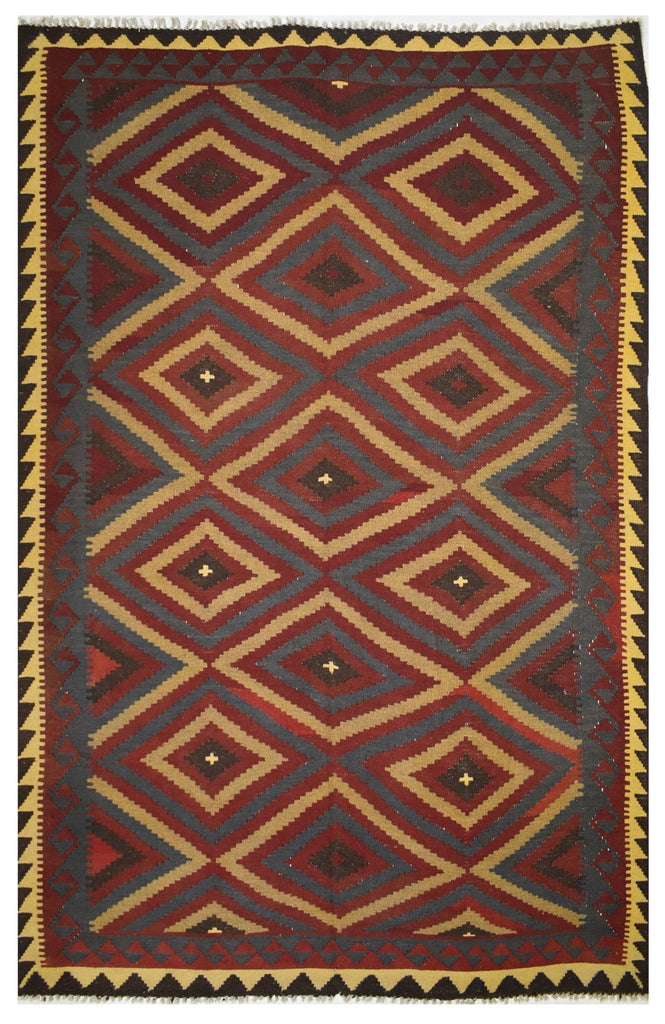 Handmade Afghan Maimana Kilim | 258 x 180 cm | 8'4" x 5'9" - Najaf Rugs & Textile