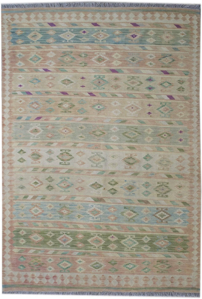 Handmade Afghan Maimana Kilim | 270 x 148 cm | 8'8" x 4'8" - Najaf Rugs & Textile