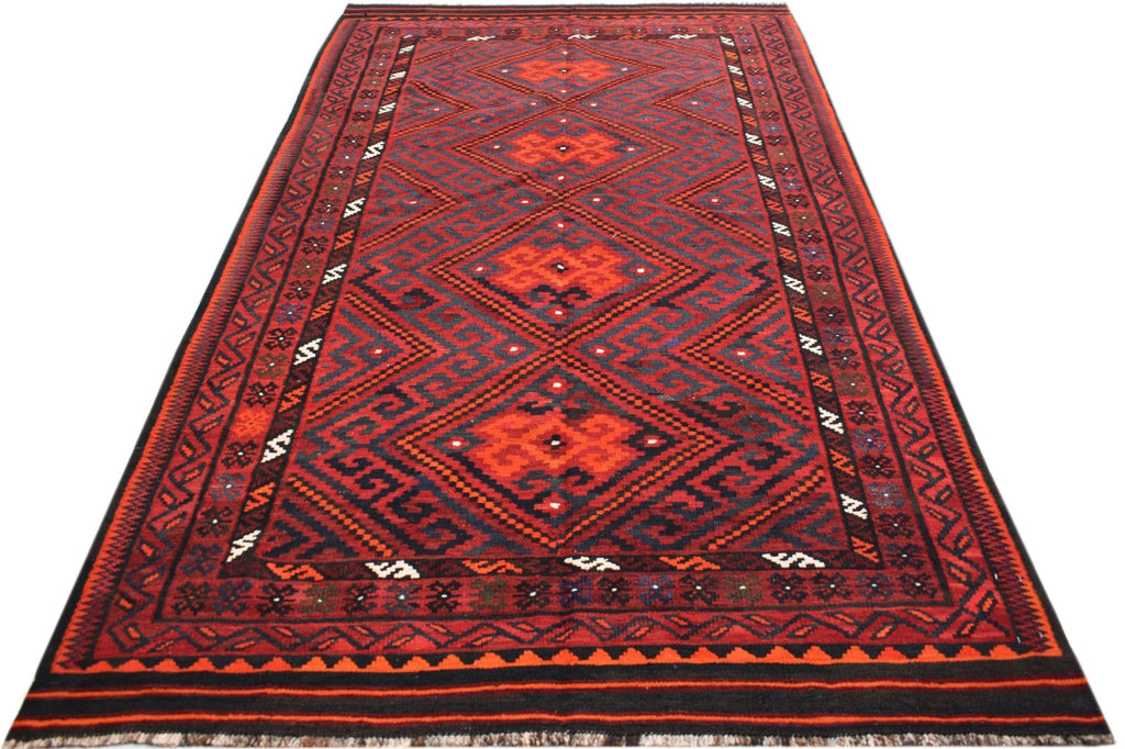 Handmade Afghan Maimana Kilim | 270 x 163 cm | 8'10" x 5'4" - Najaf Rugs & Textile