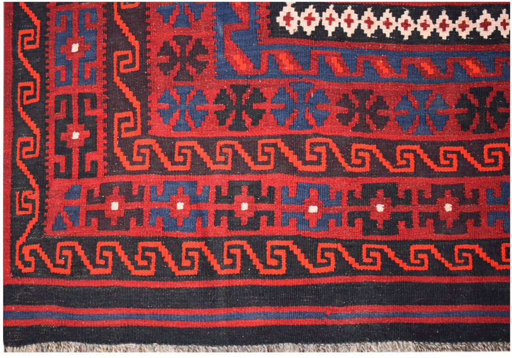 Handmade Afghan Maimana Kilim | 272 x 188 cm | 8'11" x 6'2" - Najaf Rugs & Textile
