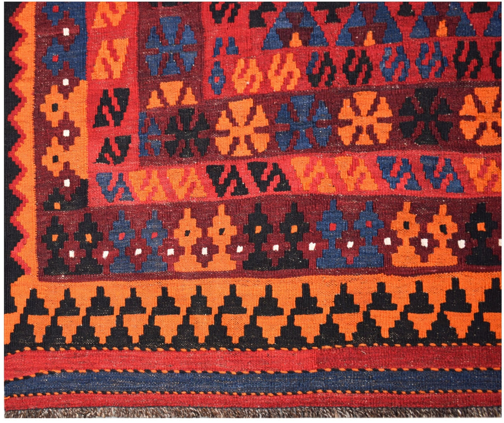 Handmade Afghan Maimana Kilim | 284 x 215 cm | 9'4" x 7'1" - Najaf Rugs & Textile