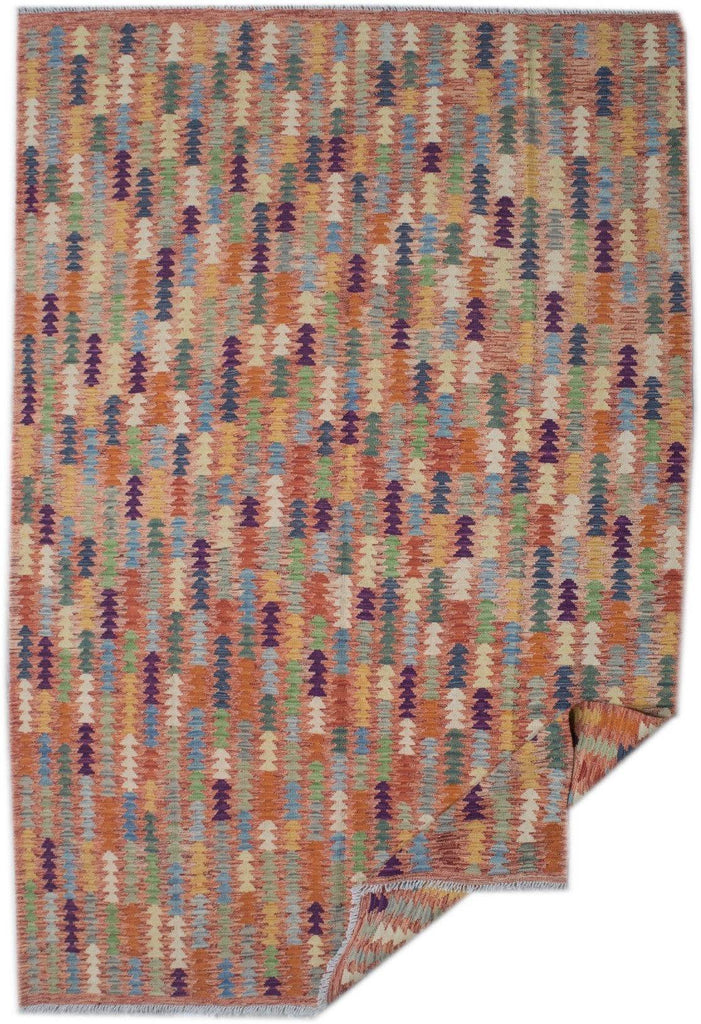 Handmade Afghan Maimana Kilim | 285 x 201 cm | 9'3" x 6'5" - Najaf Rugs & Textile