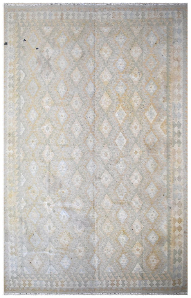 Handmade Afghan Maimana Kilim | 286 x 200 cm | 9'3" x 6'5" - Najaf Rugs & Textile