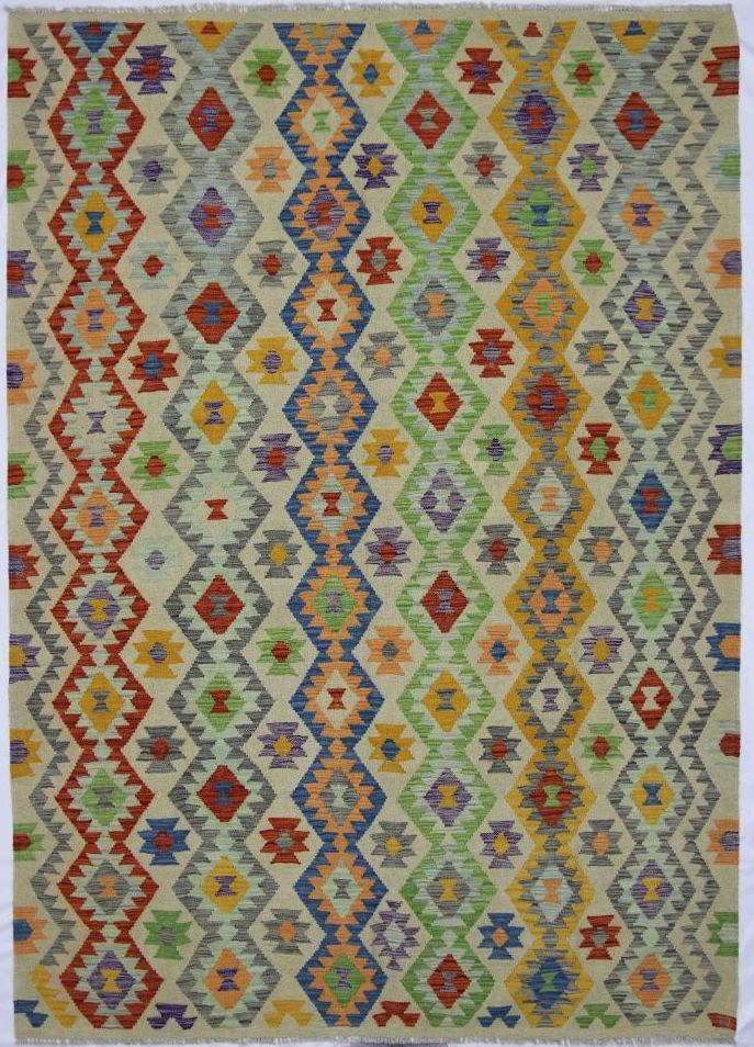 Handmade Afghan Maimana Kilim | 288 x 204 cm | 9'4" x 6'6" - Najaf Rugs & Textile