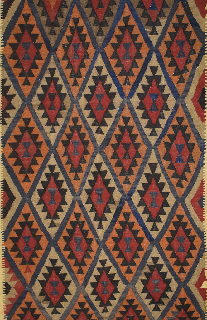 Handmade Afghan Maimana Kilim | 288 x 216 cm | 9'4" x 7' - Najaf Rugs & Textile