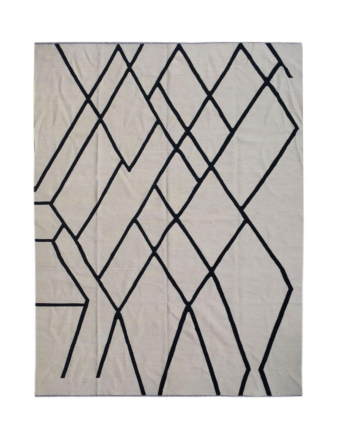 Handmade Afghan Maimana Kilim | 289 x 218 cm | 9'6" x 7'2" - Najaf Rugs & Textile