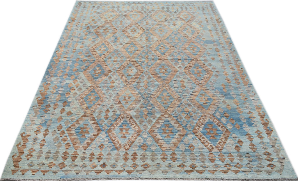Handmade Afghan Maimana Kilim | 290 x 204 cm | 9'6" x 6'8" - Najaf Rugs & Textile