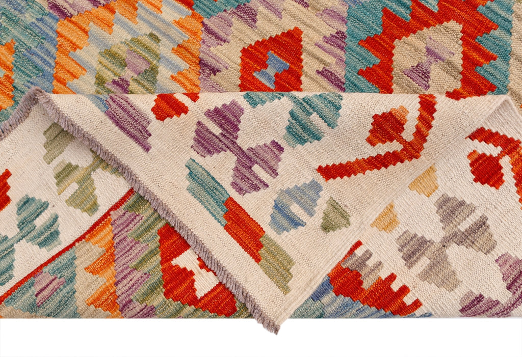Handmade Afghan Maimana Kilim | 290 x 207 cm | 9'7" x 6'10" - Najaf Rugs & Textile