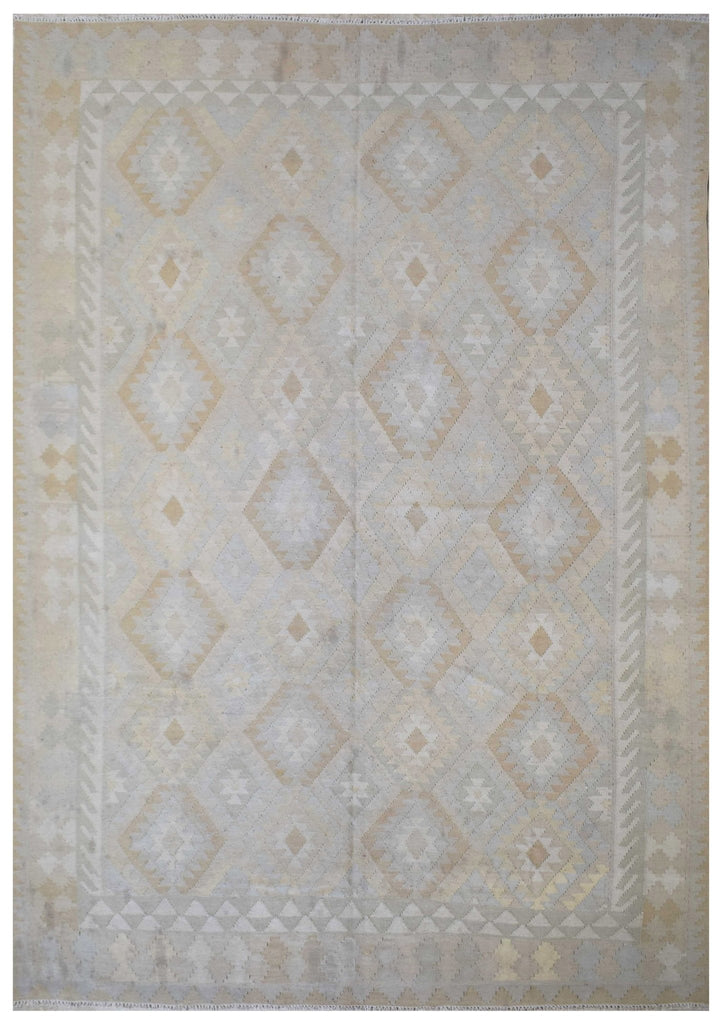 Handmade Afghan Maimana Kilim | 291 x 192 cm | 9'5" x 6'2" - Najaf Rugs & Textile