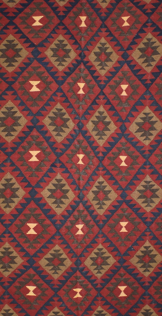 Handmade Afghan Maimana Kilim | 291 x 203 cm | 9'5" x 6'6" - Najaf Rugs & Textile