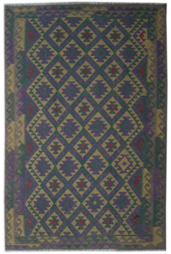 Handmade Afghan Maimana Kilim | 292 x 196 cm | 9'5" x 6'4" - Najaf Rugs & Textile
