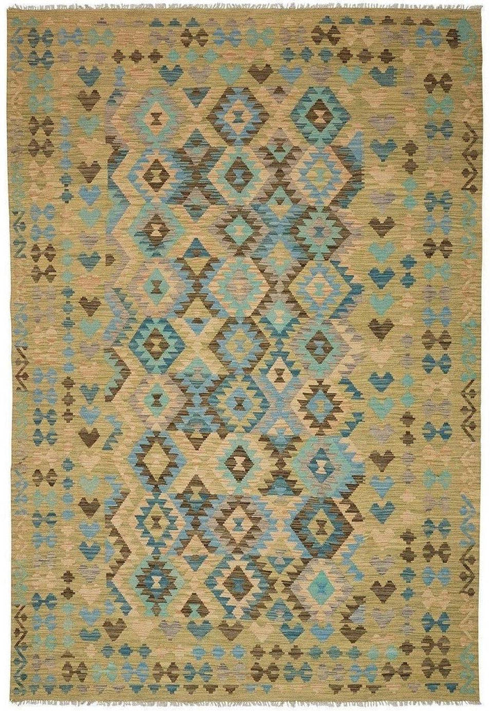 Handmade Afghan Maimana Kilim | 292 x 197 cm | 9'5" x 6'4" - Najaf Rugs & Textile