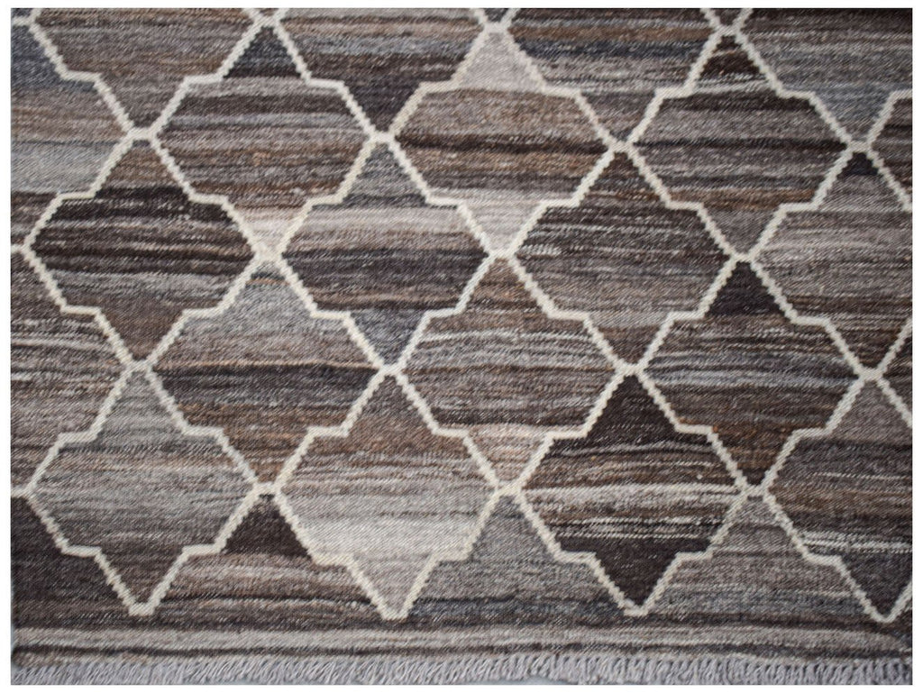 Handmade Afghan Maimana Kilim | 292 x 198 cm | 9'7" x 6'6" - Najaf Rugs & Textile