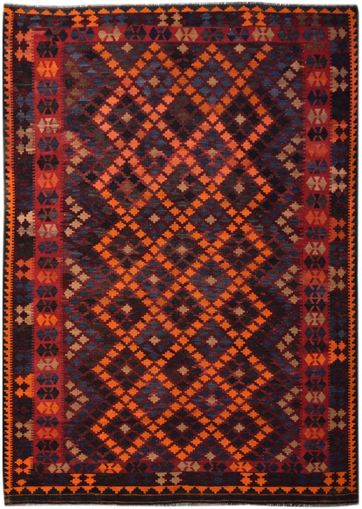 Handmade Afghan Maimana Kilim | 292 x 205 cm | 9'7" x 6'9" - Najaf Rugs & Textile