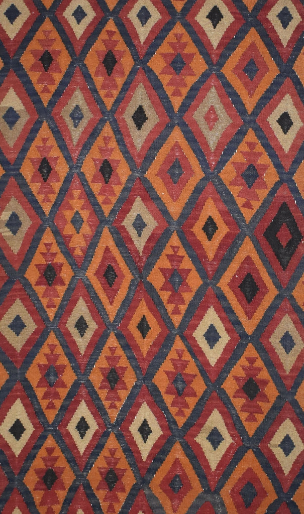Handmade Afghan Maimana Kilim | 292 x 214 cm | 9'5" x 7' - Najaf Rugs & Textile