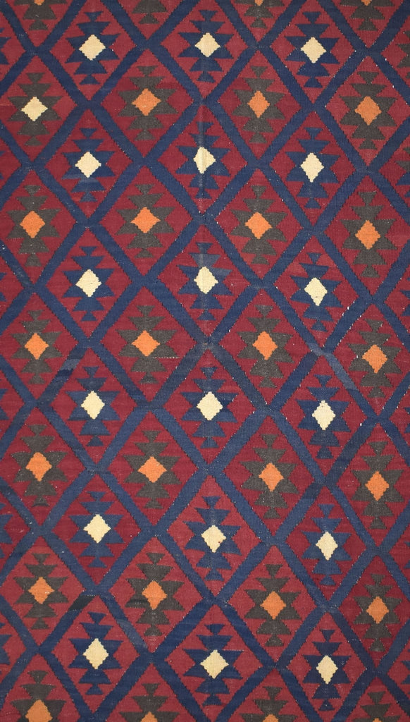 Handmade Afghan Maimana Kilim | 293 x 198 cm | 9'6" x 6'5" - Najaf Rugs & Textile