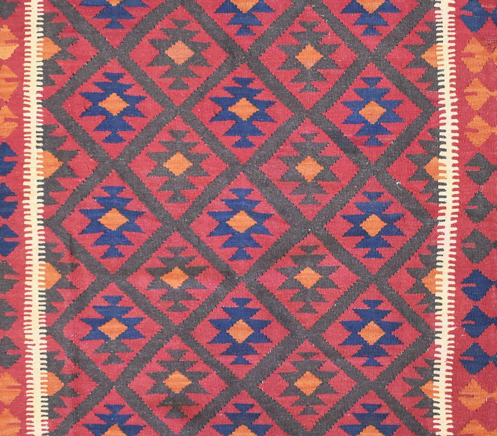 Handmade Afghan Maimana Kilim | 293 x 200 cm | 9'6" x 6'5" - Najaf Rugs & Textile