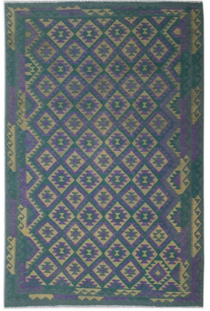 Handmade Afghan Maimana Kilim | 293 x 203 cm | 9'6 x 6'6" - Najaf Rugs & Textile