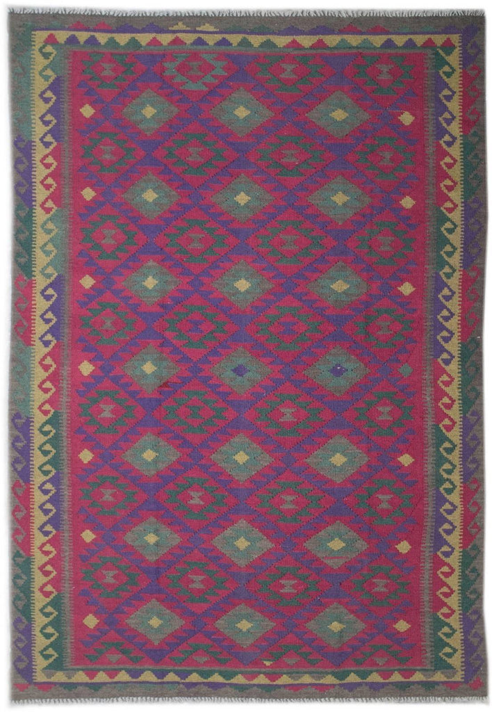 Handmade Afghan Maimana Kilim | 293 x 204 cm | 9'6" x 6'6" - Najaf Rugs & Textile