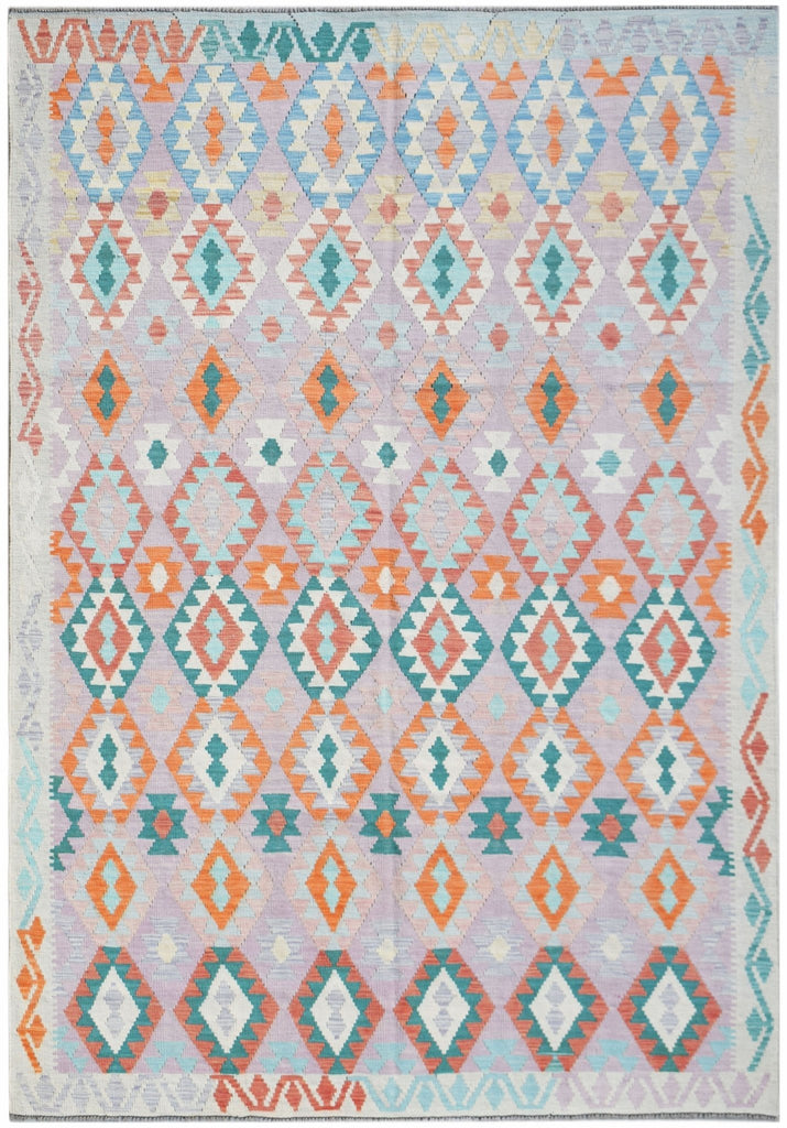 Handmade Afghan Maimana Kilim | 294 x 196 cm | 9'8" x 6'5" - Najaf Rugs & Textile
