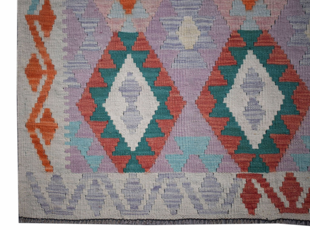 Handmade Afghan Maimana Kilim | 294 x 196 cm | 9'8" x 6'5" - Najaf Rugs & Textile