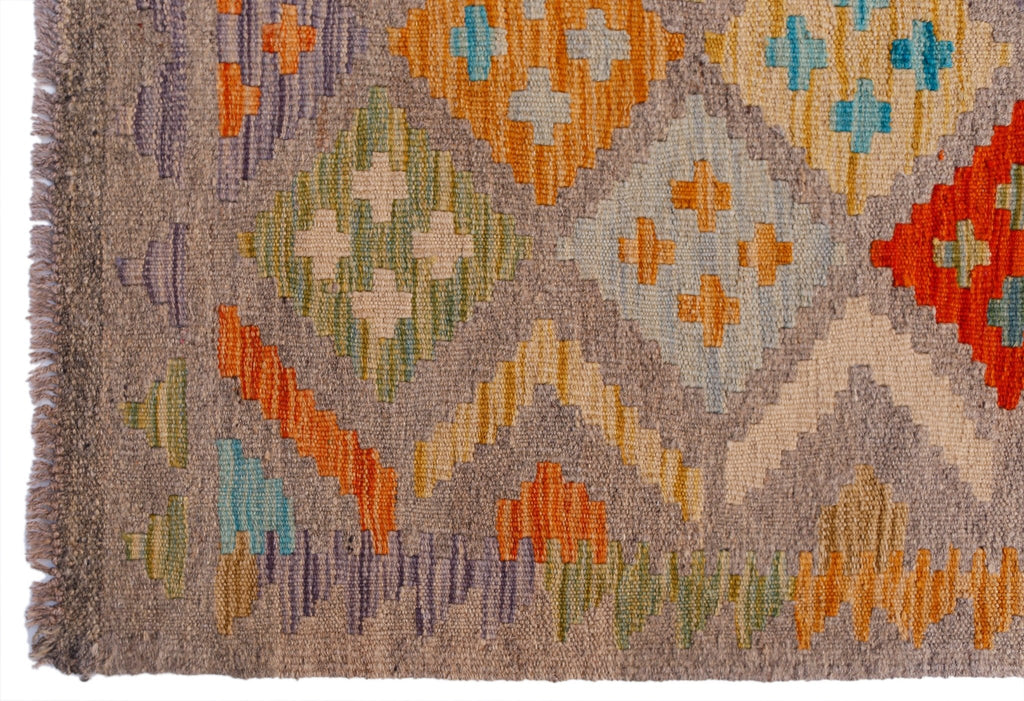 Handmade Afghan Maimana Kilim | 294 x 202 cm | 9'8" x 6'8" - Najaf Rugs & Textile